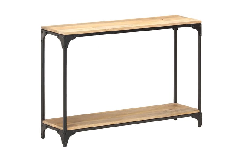 konsolbord 110x30x75 cm massivt mangotræ - Brun - Møbler - Borde - Aflastningsbord - Bakkebord & små borde