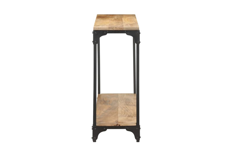 konsolbord 110x30x75 cm massivt mangotræ - Brun - Lampebord - Bakkebord & små borde