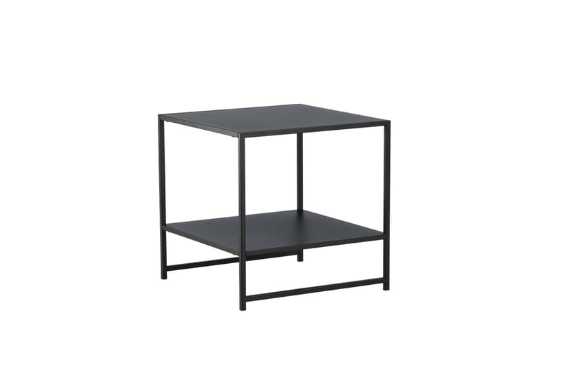 Kort sidebord med hylde - Sort - Møbler - Borde - Aflastningsbord - Bakkebord & små borde