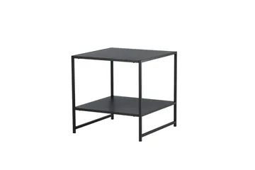 Kort sidebord med hylde - Sort - Møbler - Borde - Aflastningsbord - Bakkebord & små borde