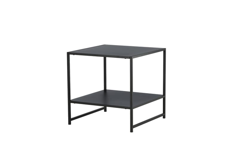 Kort sidebord med hylde - Sort - Møbler - Borde - Aflastningsbord - Bakkebord & små borde