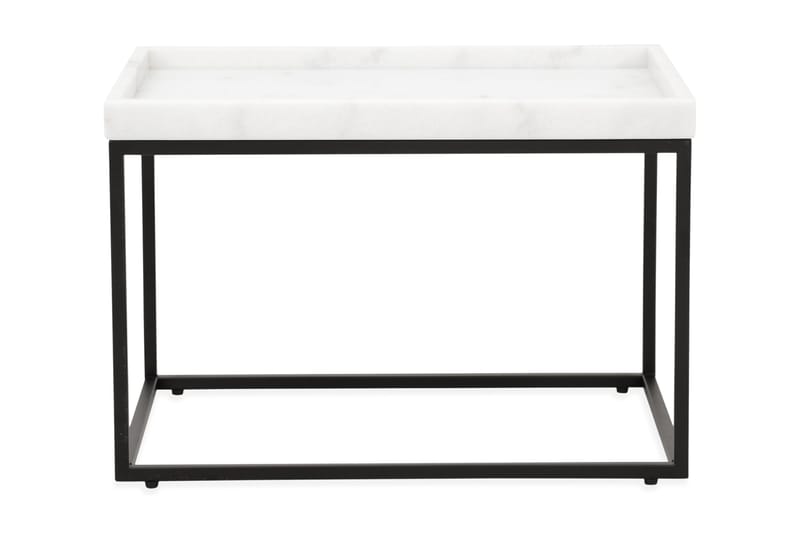 Kungshult Sidebord 60 cm - Hvid/Sort - Møbler - Borde - Aflastningsbord - Bakkebord & små borde