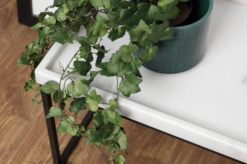 Kungshult Sidebord 60 cm - Hvid/Sort - Møbler - Borde - Aflastningsbord - Bakkebord & små borde