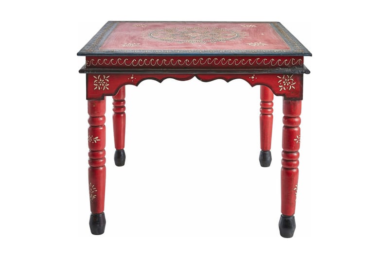 Lasarte sidebord 53 cm - rød - Lampebord - Bakkebord & små borde