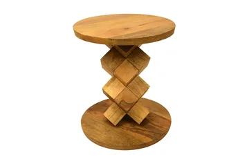 Lithia sidebord 40 cm rundt - Brun - Møbler - Borde - Aflastningsbord - Bakkebord & små borde