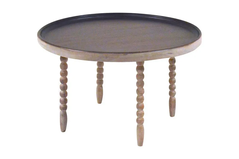 Maiko Sidebord Rund - Mangotræ Mørkebrun - Møbler - Borde - Aflastningsbord - Bakkebord & små borde