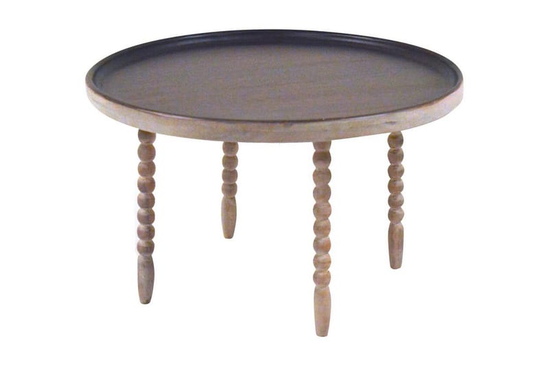 Maiko Sidebord Rund - Mangotræ Mørkebrun - Møbler - Borde - Aflastningsbord - Bakkebord & små borde