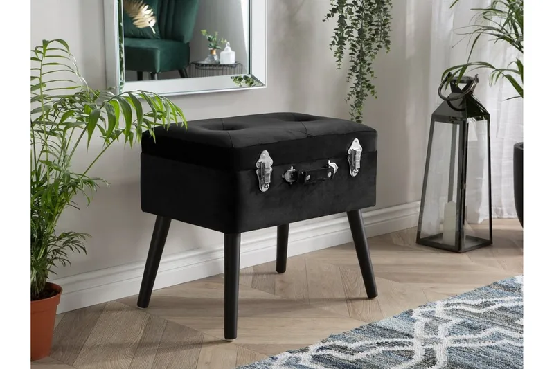 Mallard skænk 52 cm - Sort - Møbler - Borde - Aflastningsbord - Bakkebord & små borde