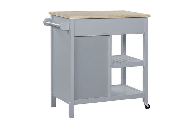 Manesseno Serveringsvogn 80 cm - Grå - Møbler - Borde - Aflastningsbord - Bakkebord & små borde