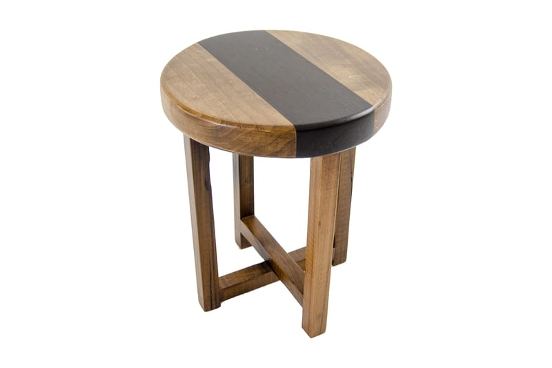 Massivt Design Sidebord - Træ - Lampebord - Bakkebord & små borde