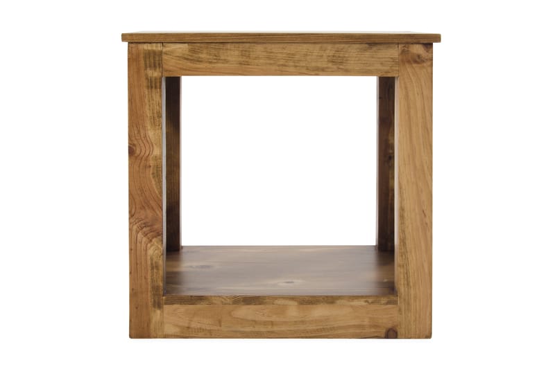 Massivt Design Sidebord - Træ - Lampebord - Bakkebord & små borde