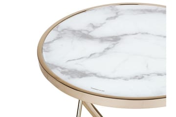 Meerah skænk Marble effekt - Hvid - Møbler - Borde - Aflastningsbord - Bakkebord & små borde