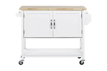 Melesse Serveringsvogn 102 cm - Hvid - Møbler - Borde - Aflastningsbord - Bakkebord & små borde