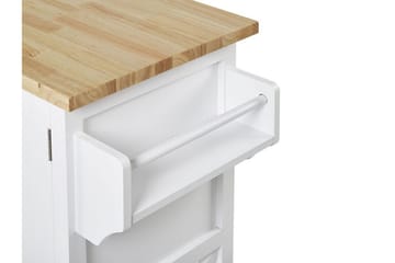 Melesse Serveringsvogn 102 cm - Hvid - Møbler - Borde - Aflastningsbord - Bakkebord & små borde
