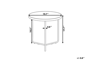 Melody S Sidebord 50 cm - Træ / natur - Møbler - Borde - Aflastningsbord - Bakkebord & små borde