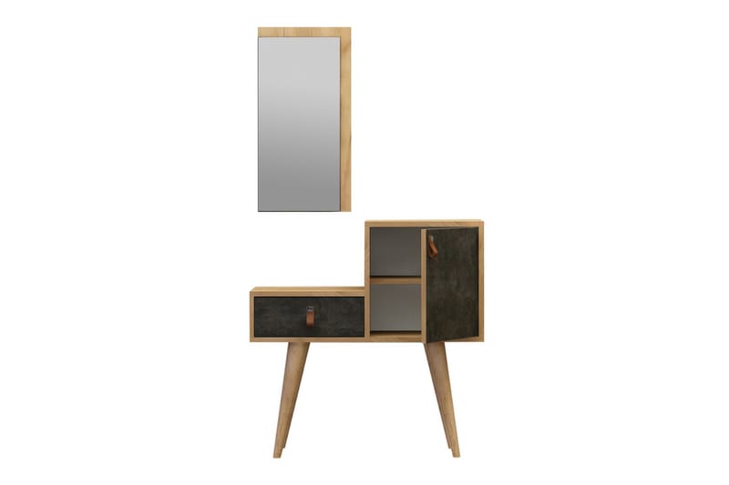 Mod Design skænk - Grå / træ - Lampebord - Bakkebord & små borde