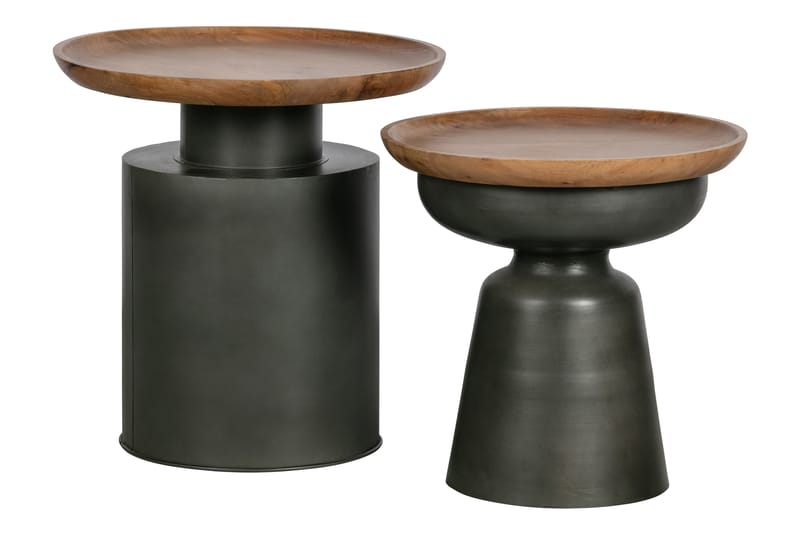 Morkjoh Sidebord 48 cm - Sort - Lampebord - Bakkebord & små borde