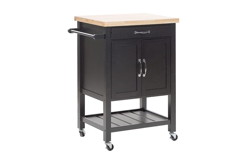 Mylove Serveringsvogn - Sort - Møbler - Borde - Aflastningsbord - Bakkebord & små borde