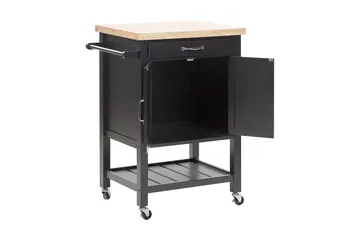 Mylove Serveringsvogn - Sort - Møbler - Borde - Aflastningsbord - Bakkebord & små borde
