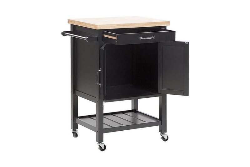 Mylove Serveringsvogn - Sort - Møbler - Borde - Aflastningsbord - Bakkebord & små borde