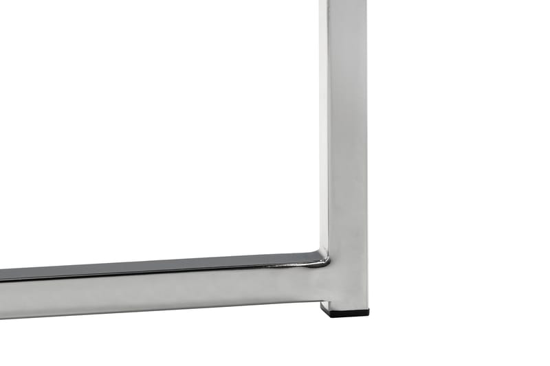 Nelly Sidebord 45 cm - Hvid/Krom - Møbler - Borde - Aflastningsbord - Bakkebord & små borde