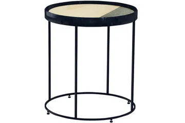Orielle Bakbord 40x40 cm - Beige - Møbler - Borde - Aflastningsbord - Bakkebord & små borde