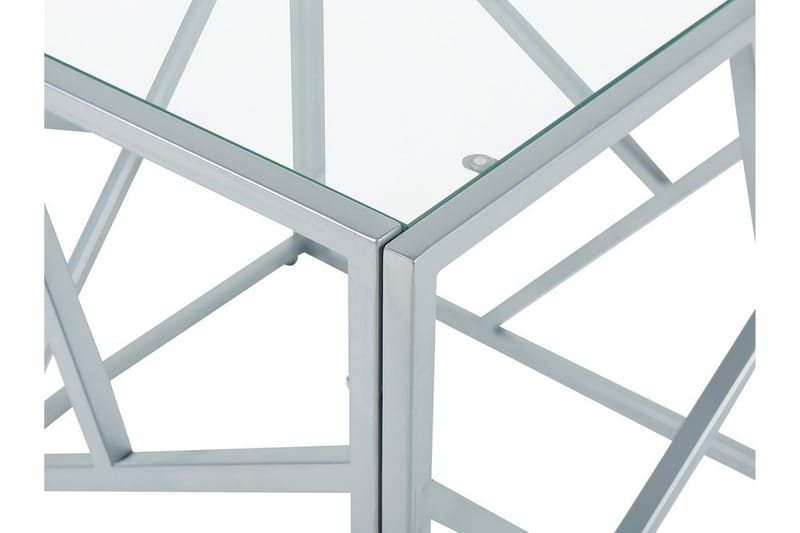 Orland Sidebord 50 cm - Sølv - Lampebord - Bakkebord & små borde