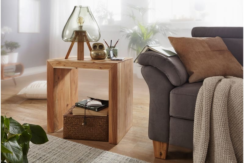 Pranika Sidebord 60 cm - Træ / natur - Møbler - Borde - Aflastningsbord - Bakkebord & små borde