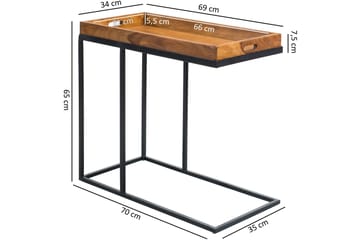 Raistlin sidebord 69 cm - Træ / natur - Møbler - Borde - Aflastningsbord - Bakkebord & små borde