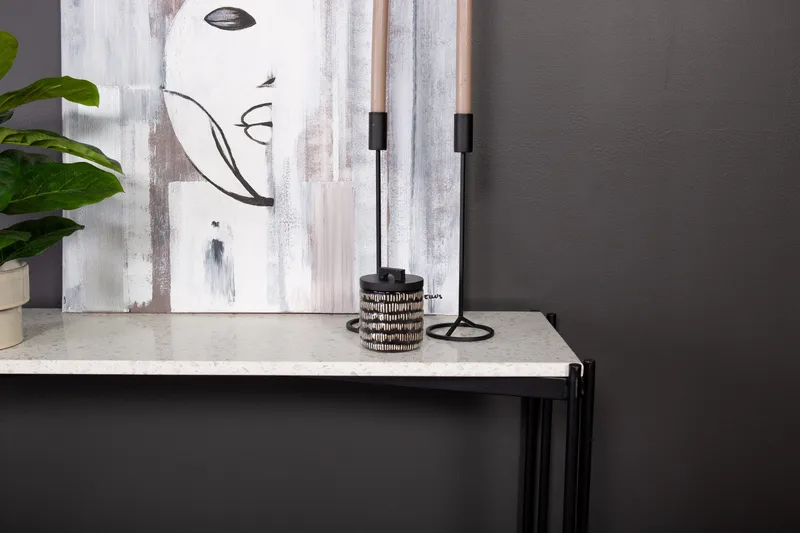 Razzia Deluxe Sidebord - Sort/Hvid - Møbler - Borde - Aflastningsbord - Bakkebord & små borde