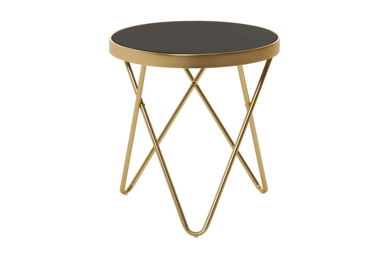 Reineck sidebord 42 cm - Guld - Møbler - Borde - Aflastningsbord - Bakkebord & små borde