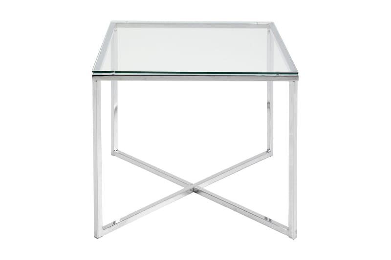 Roman Sidebord 50 cm, Glas/Krom