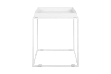 Sa | på sidebord 40 cm - Hvid - Møbler - Borde - Aflastningsbord - Bakkebord & små borde