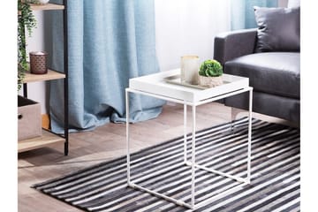 Sa | på sidebord 40 cm - Hvid - Møbler - Borde - Aflastningsbord - Bakkebord & små borde