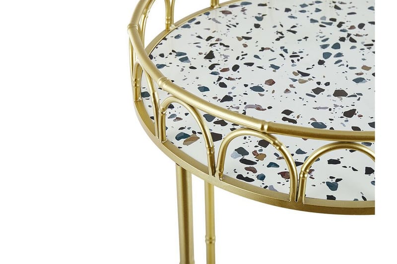 Shafter Serveringsvogn 48 cm - Guld - Møbler - Borde - Aflastningsbord - Bakkebord & små borde