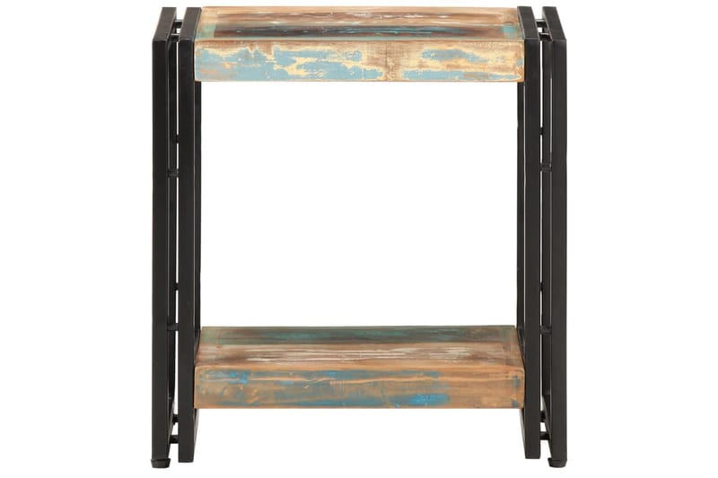 Sidebord 40x30x40 cm massivt genbrugstræ - Flerfarvet - Møbler - Borde - Aflastningsbord - Bakkebord & små borde