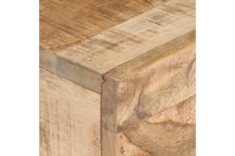 Sidebord 40X30X50 cm Massivt Ru Mangotræ - Brun - Møbler - Borde - Aflastningsbord - Bakkebord & små borde