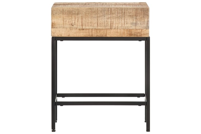 Sidebord 40X30X50 cm Massivt Ru Mangotræ - Brun - Møbler - Borde - Aflastningsbord - Bakkebord & små borde
