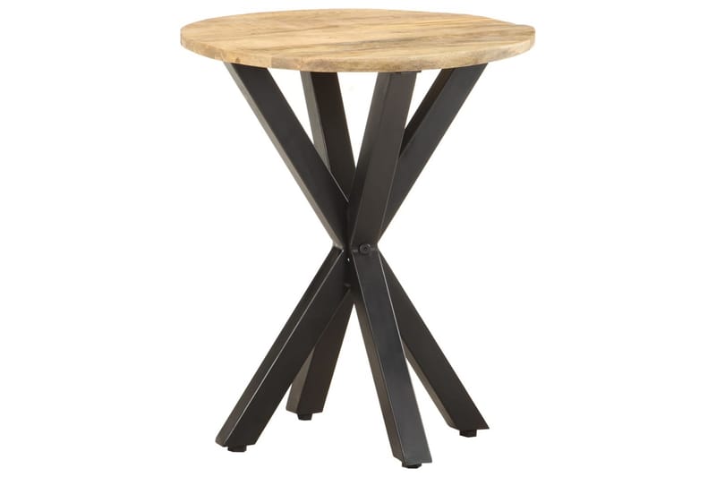 sidebord 48x48x56 cm massivt mangotræ - Brun - Møbler - Borde - Aflastningsbord - Bakkebord & små borde