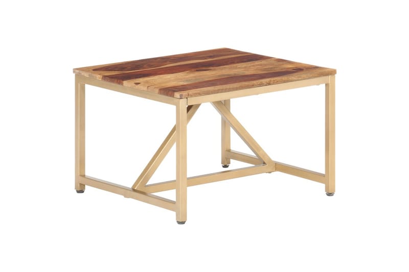 Sidebord 60X60X40 cm Massivt Sheeshamtræ - Lampebord - Bakkebord & små borde