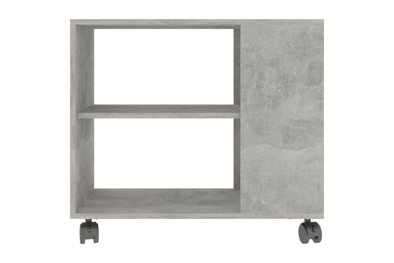 Sidebord 70x35x55 cm Spånplade Betongrå - Grå - Lampebord - Bakkebord & små borde