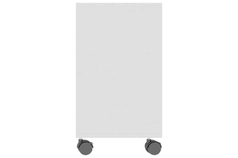 Sidebord 70x35x55 cm Spånplade Hvid - Hvid - Lampebord - Bakkebord & små borde