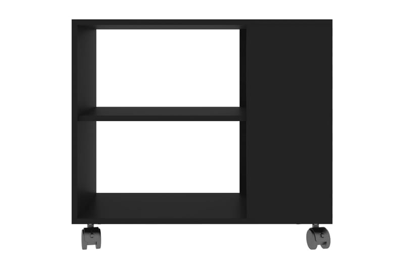 Sidebord 70x35x55 cm Spånplade Sort - Sort - Møbler - Borde - Aflastningsbord - Bakkebord & små borde