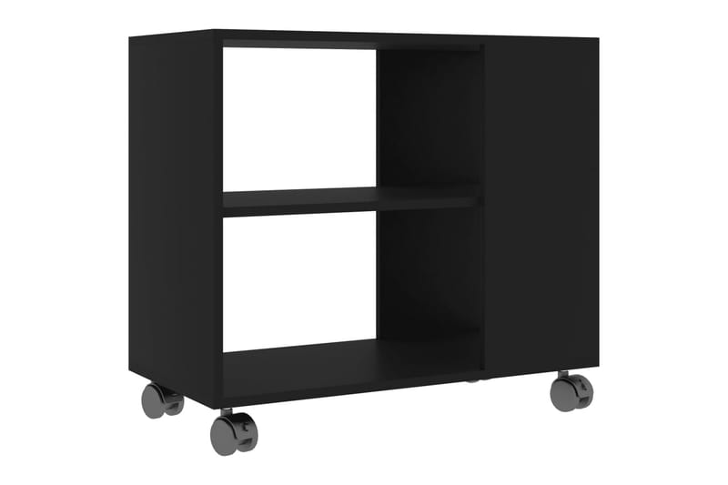 Sidebord 70x35x55 cm Spånplade Sort - Sort - Møbler - Borde - Aflastningsbord - Bakkebord & små borde