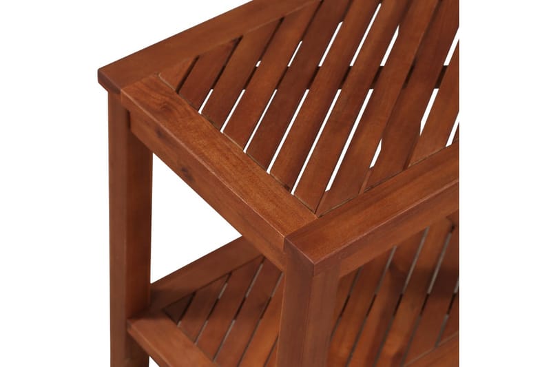 Sidebord I Massivt Akacietræ 45 X 33 X 45 Cm - Brun - Lampebord - Bakkebord & små borde