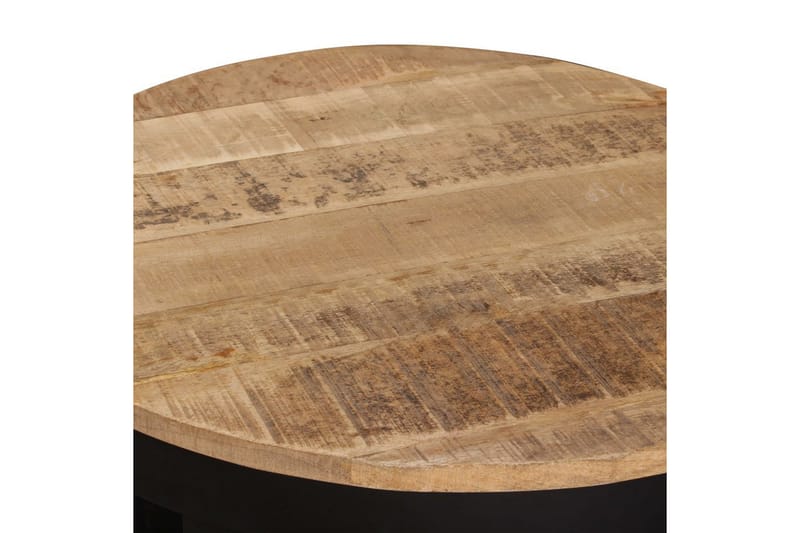 Sidebord I Massivt Ru Mangotræ 60 X 40 Cm - Brun - Lampebord - Bakkebord & små borde