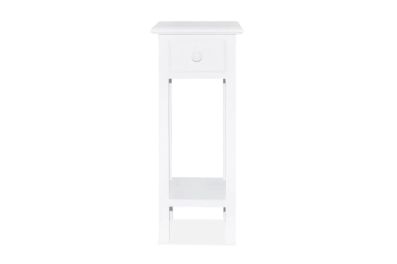 Sidebord Med Skuffe Hvid - Hvid - Møbler - Borde - Aflastningsbord - Bakkebord & små borde