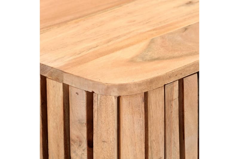 Skænk 60 X 35 X 73 Cm Massivt Akacietræ - Brun - Lampebord - Bakkebord & små borde