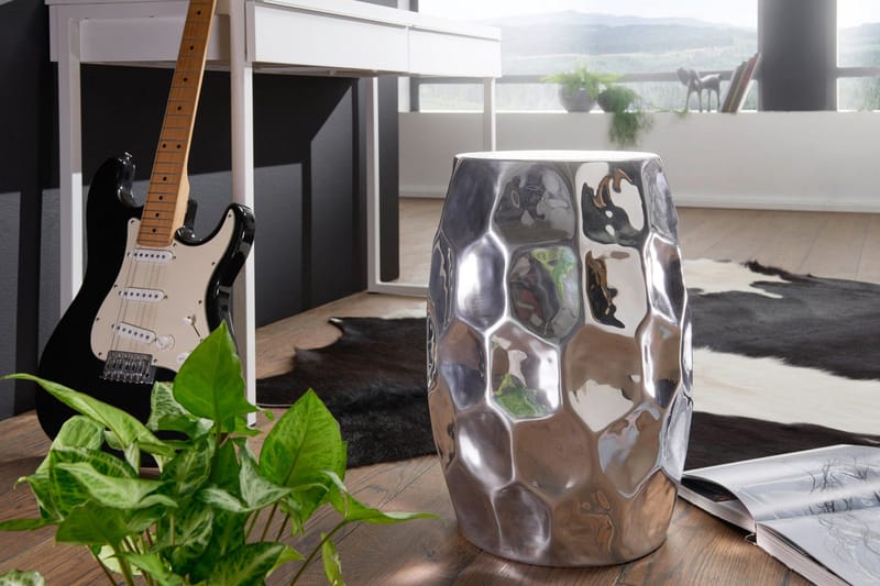 Skodder Skænk 30 cm - Sølv - Møbler - Borde - Aflastningsbord - Bakkebord & små borde