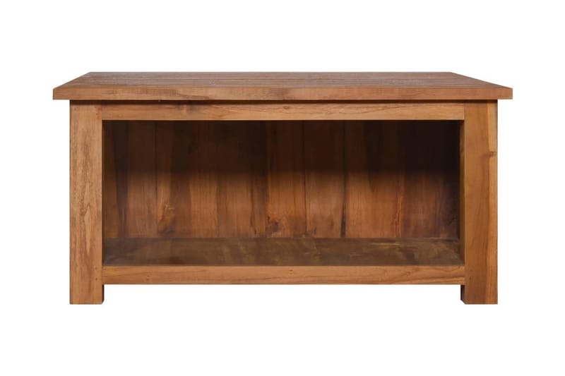 Sofabord 68X68X33 cm Massivt Teaktræ - Brun - Lampebord - Bakkebord & små borde